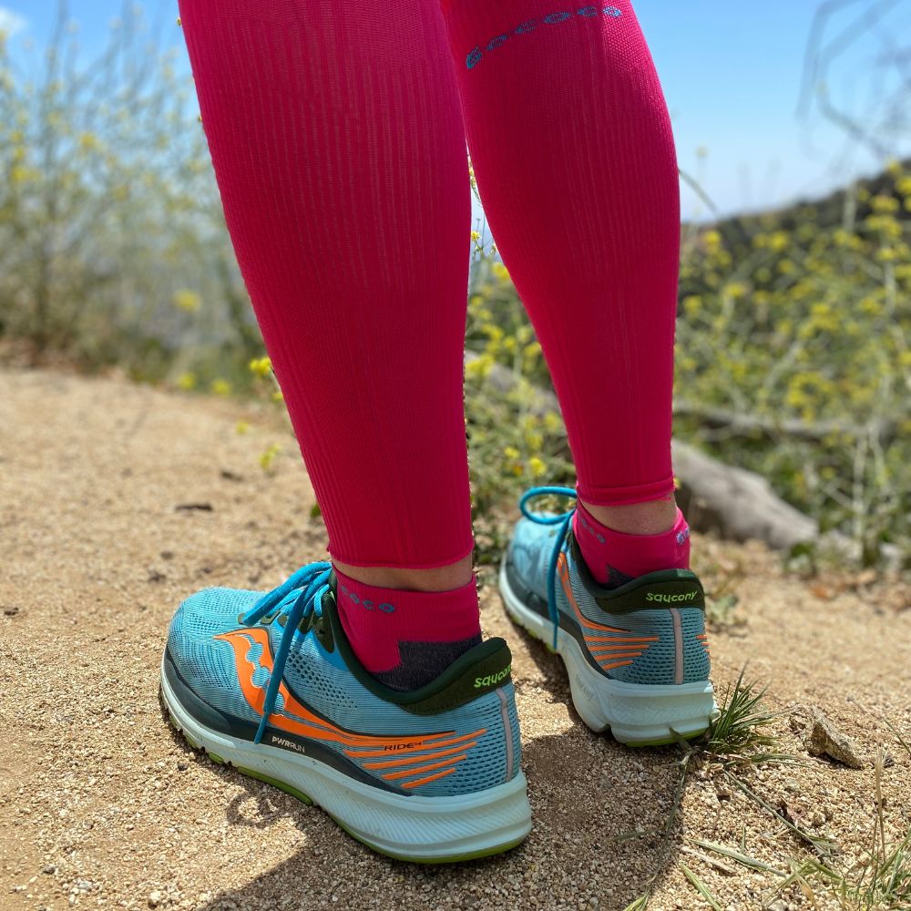 Compression Calf Sleeves Cerise