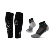 Compression Calf Sleeves Superior och Light Sport Kit Svart