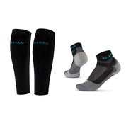 Compression Calf Sleeves och Light Sport Kit Svart